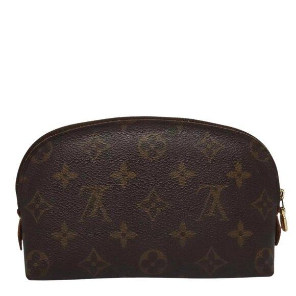 LOUIS VUITTON Monogram Pochette Cosmetic PM Cosmetic Pouch M47515 LV Auth 113199 - Picture 3 of 14